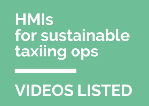 tools for sustainable taxiing operations